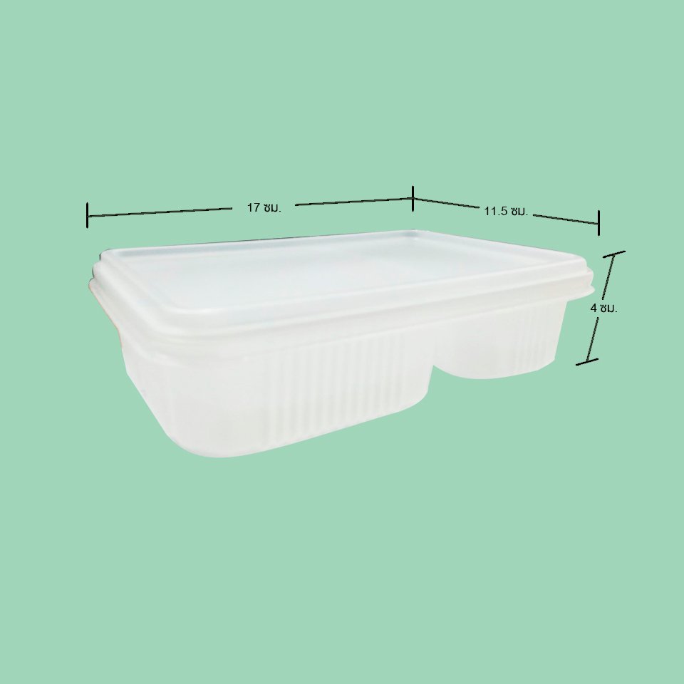 6009_กล่องรักษ์โลก 2 ช่อง รุ่นลอน + ฝาใสขุ่น.jpg